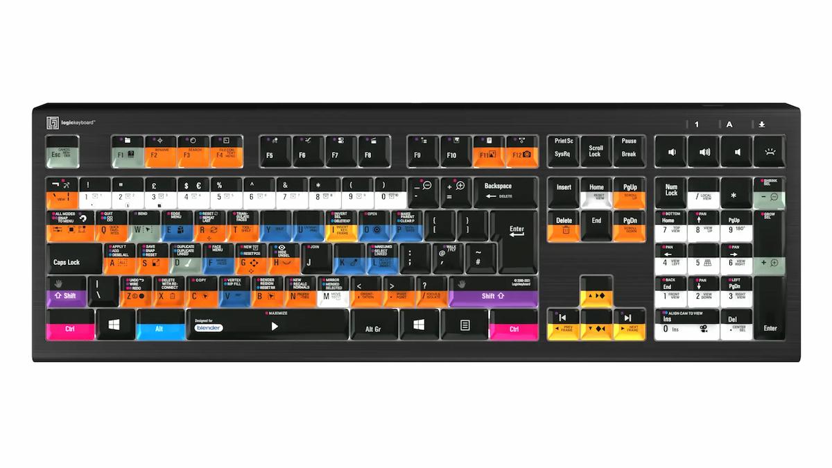 Blender 3D ASTRA 2 backlit keyboard for PC - UK English Blender 3D ASTRA 2 backlit keyboard for PC - UK English